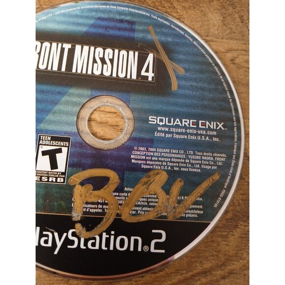 Front Mission 4 (PS2 Playstation 2 , 2004) Complete CIB - Tested - Picture 2 of 3